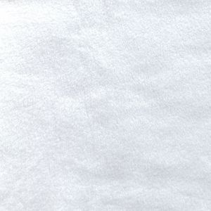 Solid White Anti-Pill Fleece Fabric (Heavy Weight, Spun)